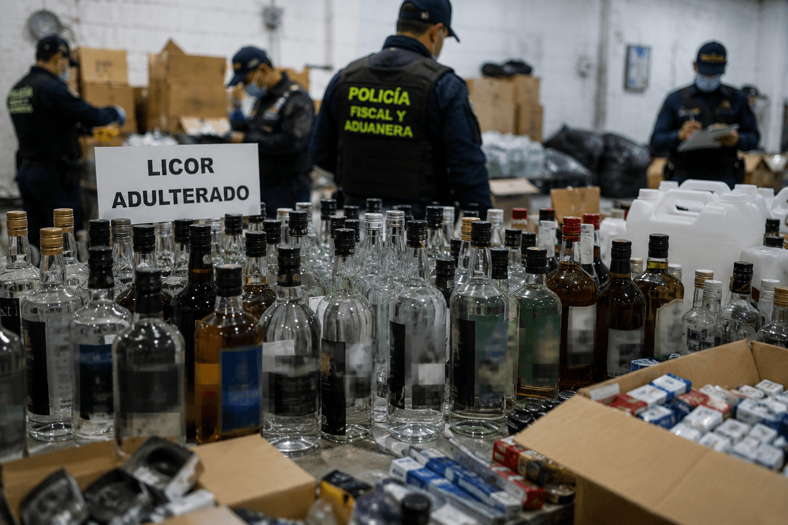 ¡Cayó fábrica ilegal! Incautan licor adulterado que ponía en riesgo la salud de los antioqueños