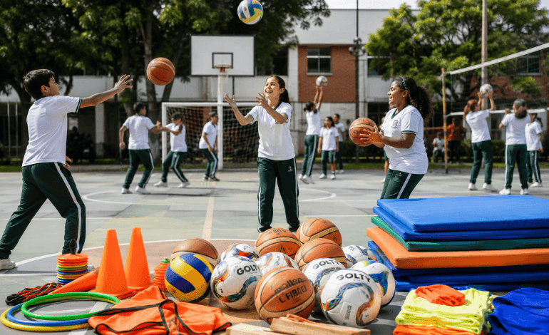 ¡Más deporte para los estudiantes! Medellín entrega más de 43.000 implementos deportivos a 124 colegios