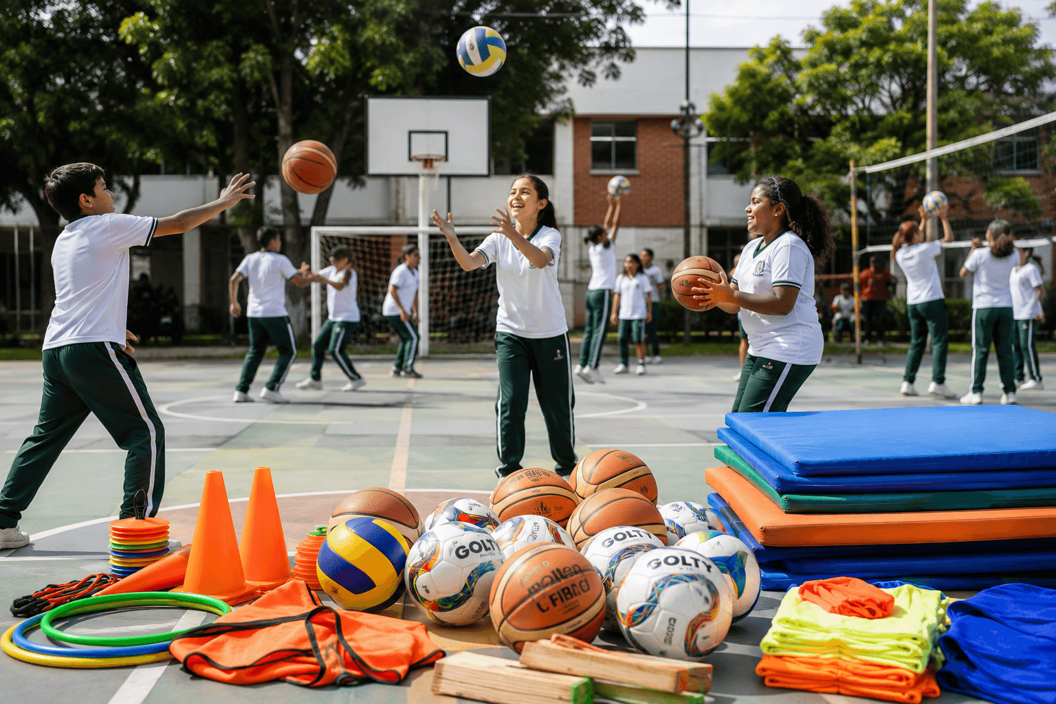 ¡Más deporte para los estudiantes! Medellín entrega más de 43.000 implementos deportivos a 124 colegios