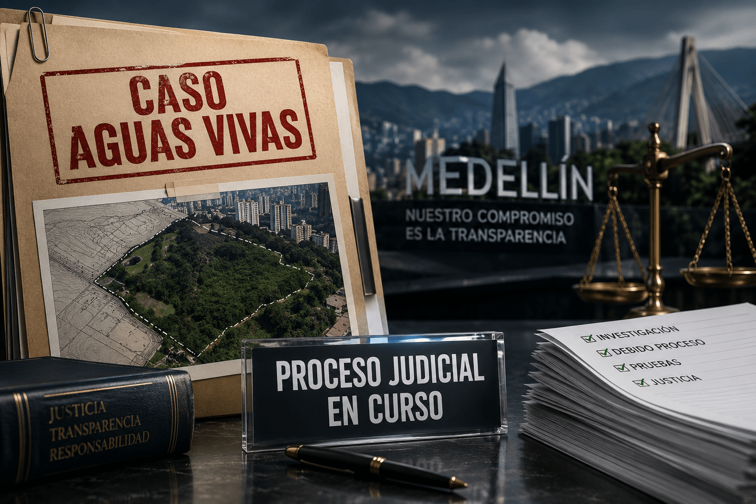 Alcaldía de Medellín mantiene su defensa jurídica en el caso Aguas Vivas