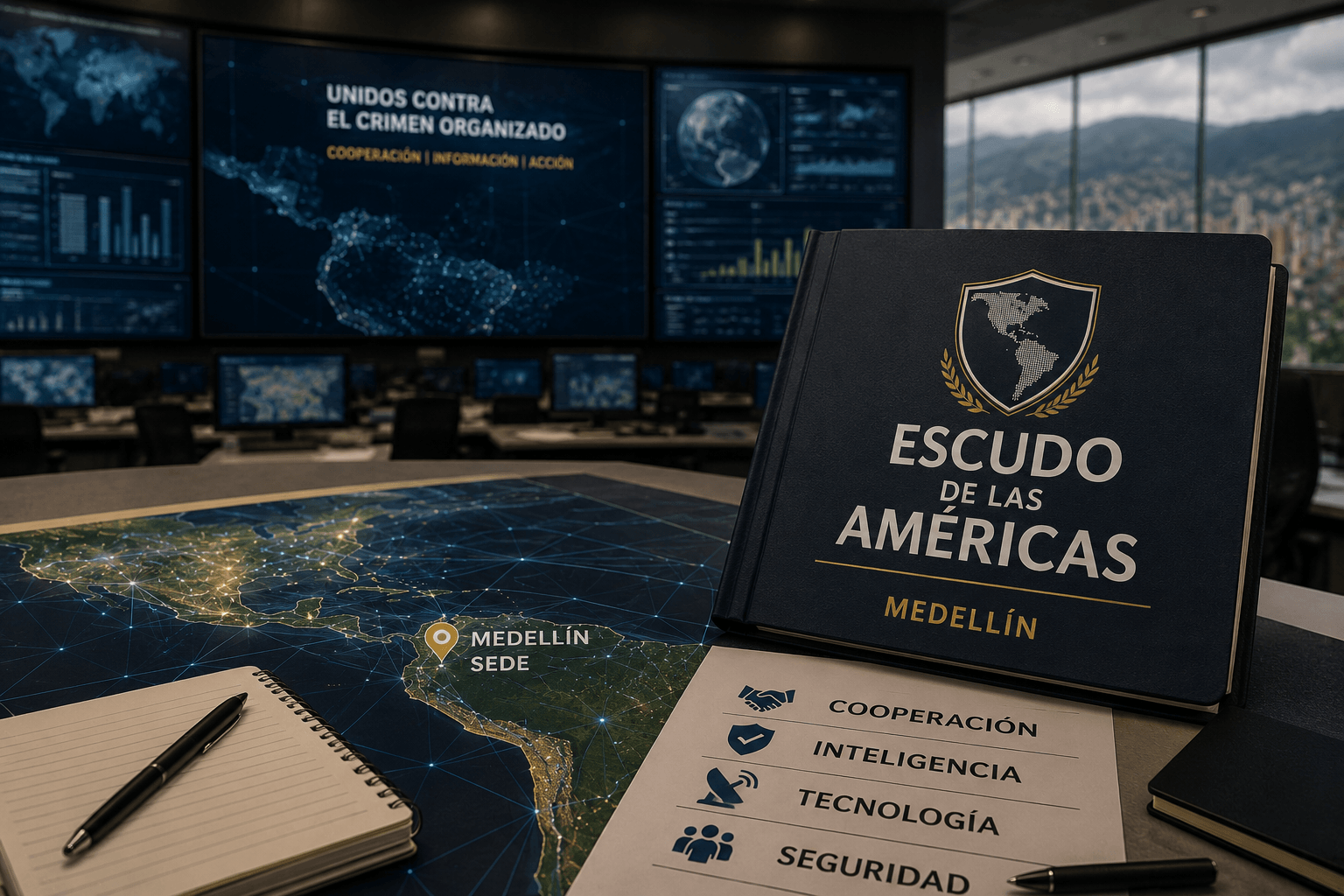 Escudo de las Américas busca convertir a Medellín en un centro de cooperación contra el crimen