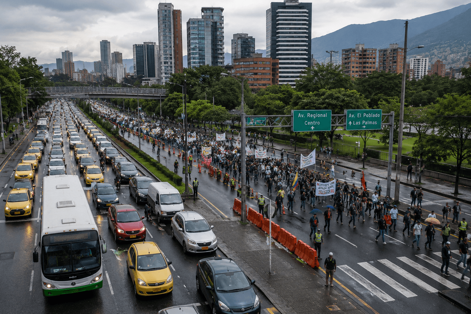 Movilidad en Medellín: manifestaciones del 29 y 30 de julio podrían generar cierres viales