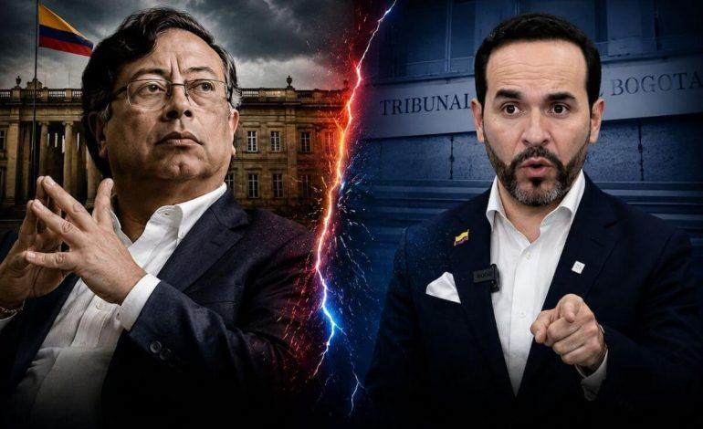 Gustavo Petro y Abelardo de la Espriella en confrontación política tras suspensión del empalme presidencial en Colombia