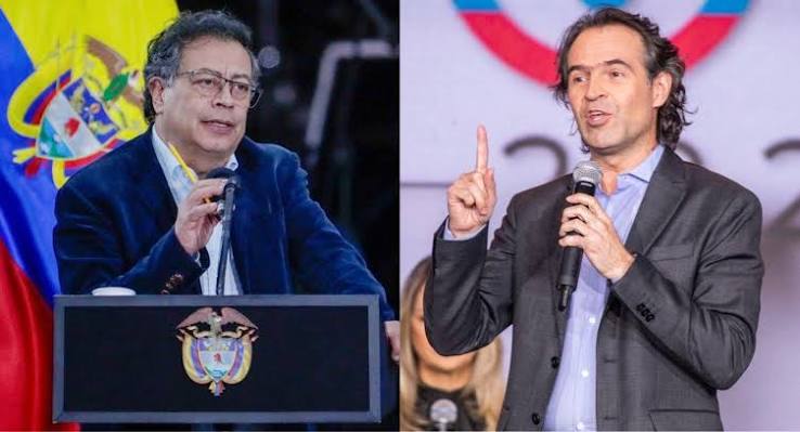Gustavo Petro y Federico Gutiérrez protagonizan un intercambio de mensajes por la polémica generada tras un mural pintado en Medellín.