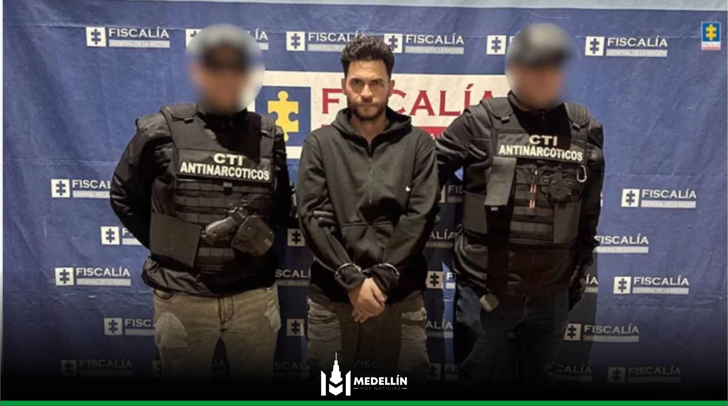 A prisión presunto líder de una red de microtráfico que operaba cerca de colegios en Medellín