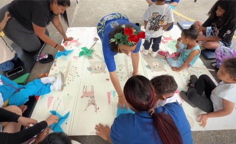 Buen Comienzo en Medellín Familias participan en actividades recreativas