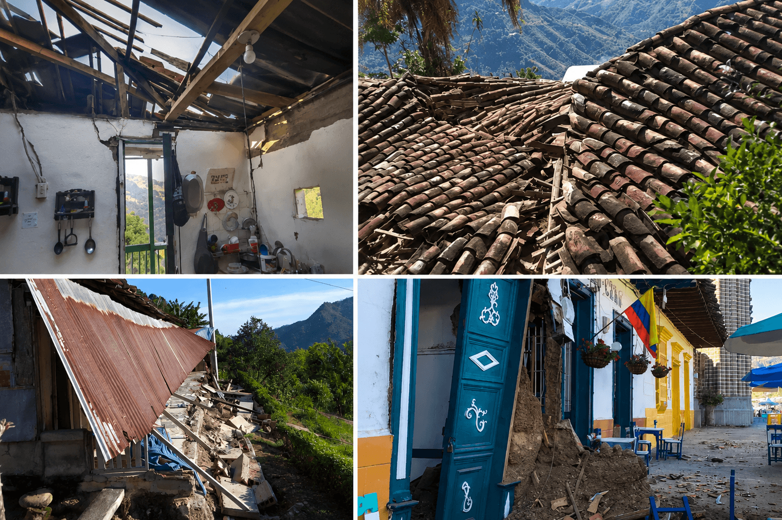 Terremoto en Antioquia: estas son las imágenes de los daños