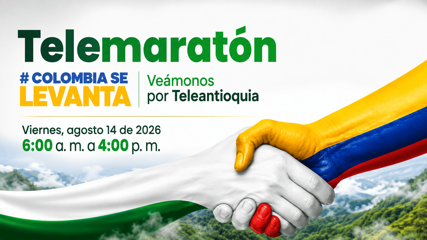 Telemaratón Colombia se levanta: Medellín se une por los damnificados del terremoto