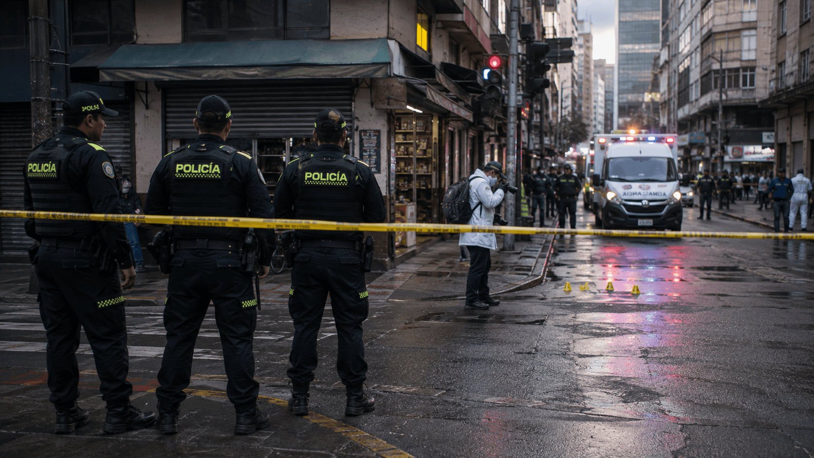 Centro de Medellín: balacera deja un muerto y un herido