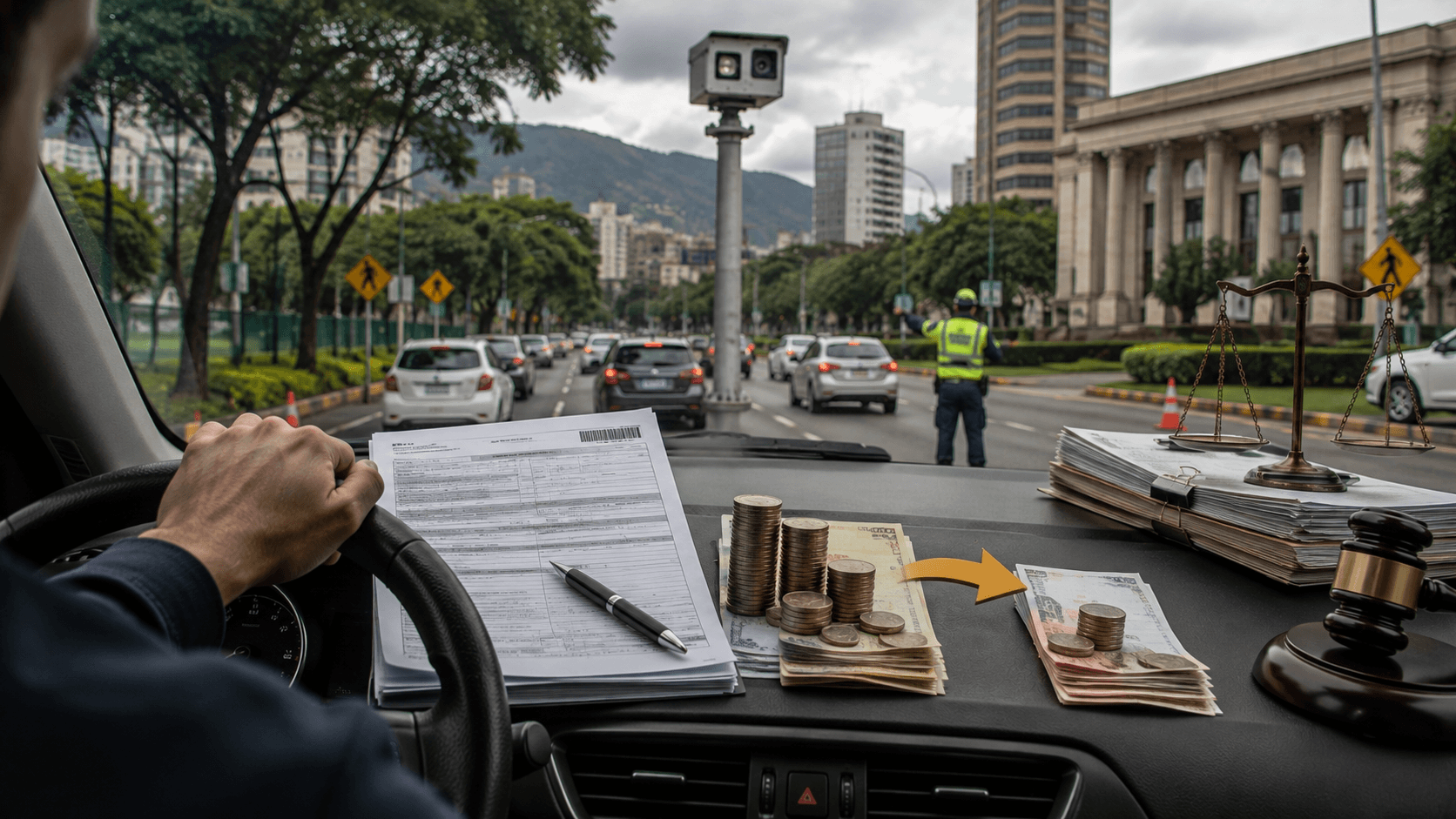 Multas de tránsito bajarían hasta 50 %: propuesta de De la Espriella