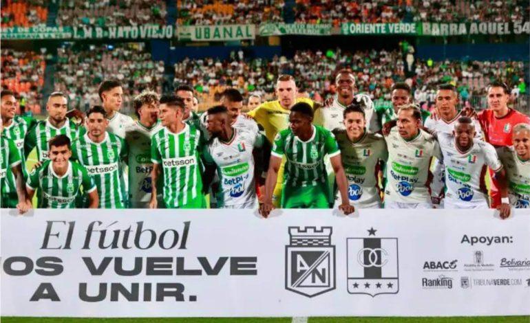 Nacional y Once Caldas jugaron por las víctimas del terremoto